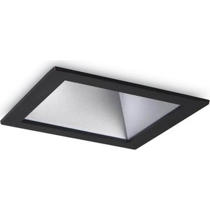 фото Встраиваемый светодиодный светильник ideal lux game square black silver