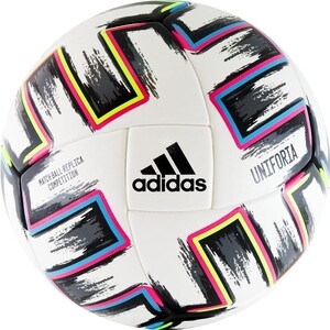 

Мяч футбольный Adidas EURO2020 UNIFORIA Competition, FJ6733, р.5, бело-черно-розовый, EURO2020 UNIFORIA Competition, FJ6733, р.5, бело-черно-розовый