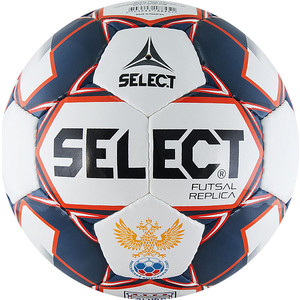 фото Мяч футзальный select futsal replica''850618-172, р.4, бело-син-красный