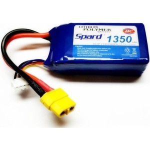 Аккумулятор Spard Li-Po 1350mAh, 11,1V, 45C, XT60 - YTA003 - фото 1