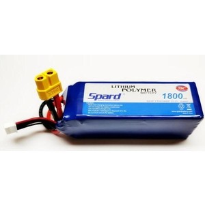 Аккумулятор Spard Li-Po 22.2V 1800mAh 75C, XT60 - YT020 - фото 1