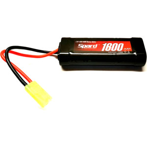 фото Аккумулятор spard ni-mh 7.2v 1600mah, mini tamiya - sp16nm72mt