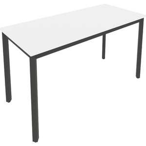 Стол письменный на металлокаркасе Riva Slim С.СП-5.1 белый/антрацит металл 138x60x75 комплект