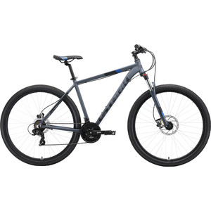 фото Велосипед stark hunter 29.2 hd (2019) серый/чёрный/синий 22''