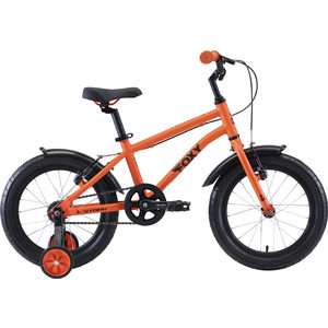 фото Велосипед stark 20 foxy 16 boy оранжевый/голубой/черный