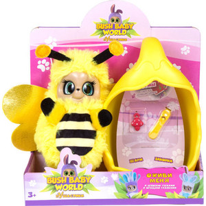 

Мягкая игрушка Bush Baby Пушастик Пчелка Бри со спальным коконом заколкой и шармом Т16317, Пушастик Пчелка Бри со спальным коконом заколкой и шармом Т16317