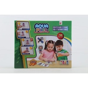 

Набор для творчества 1Toy Aqua Pixels Путешествие по галактике 780 деталей Т13069, Aqua Pixels Путешествие по галактике 780 деталей Т13069