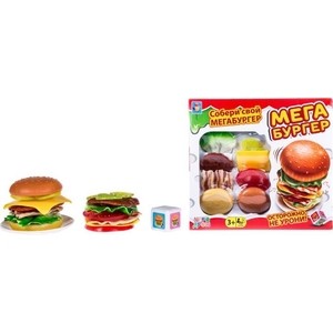 

Настольная игра 1Toy ИГРОДРОМ Мегабургер Т13554, ИГРОДРОМ Мегабургер Т13554