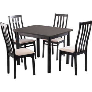 Обеденная группа Чепецкая МФ Франц II венге/ аруба венге обеденная группа на 4 персоны венето со стульями лион темно серый