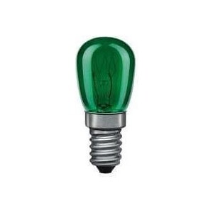 Лампа накаливания миниатюрная Е14 15W зеленая Paulmann 80013