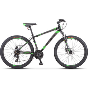 фото Велосипед stels navigator 500 md 26 f010 (2019) 16 черный/зеленый