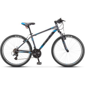 

Велосипед Stels Navigator 500 V 26 V030 (2019) 18 серый/синий, Navigator 500 V 26 V030 (2019) 18 серый/синий