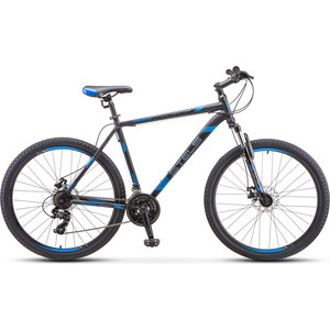 фото Велосипед stels navigator 700 md 27.5 f010 (2020) 17.5 серебристый/синий
