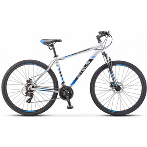 фото Велосипед stels navigator 700 md 27.5 f010 (2020) 21 серебристый/синий