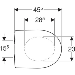 фото Сиденье для унитаза geberit renova (573015000)