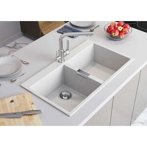 Кухонная мойка Tolero Loft TL-862 №001 серый металлик (474018)