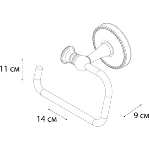 фото Держатель туалетной бумаги fixsen adele хром (fx-55010b)