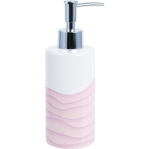 Дозатор для жидкого мыла Fixsen Agat белый, розовый (FX-220-1) кроватка для кукол с постельным бельем и балдахином коллекция diamond princess розовый