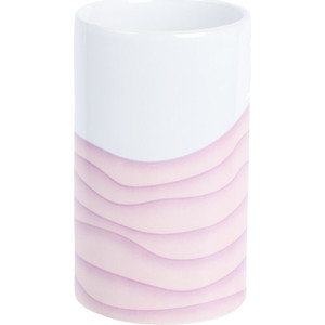 Стакан для ванной Fixsen Agat белый, розовый (FX-220-3) ершик для унитаза fixsen agat белый розовый fx 220 5