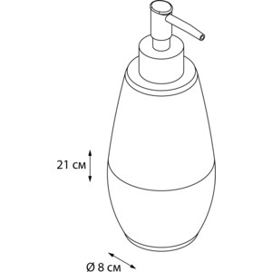 Дозатор для жидкого мыла Fixsen Deco золото (FX-280-1)