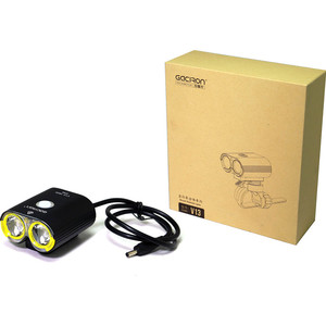 

Фонарь велосипедный GACIRON передний V13 1600lm. 2диода.4режима, без аккум, USB, крепление на руль, алюм.черный.116гр, передний V13 1600lm. 2диода.4режима, без аккум, USB, крепление на руль, алюм.черный.116гр