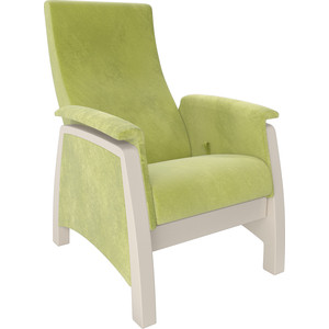 Кресло-глайдер Мебель Импэкс Модель 101 ст дуб шампань, ткань Verona apple green