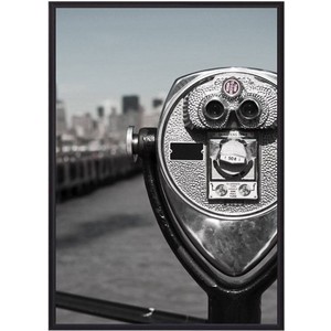 фото Постер в рамке дом корлеоне бинокль new york 21x30 см