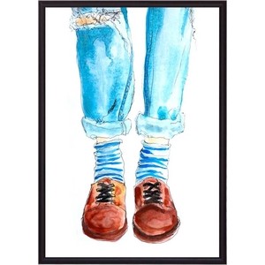 фото Постер в рамке дом корлеоне джинсы 40x60 см