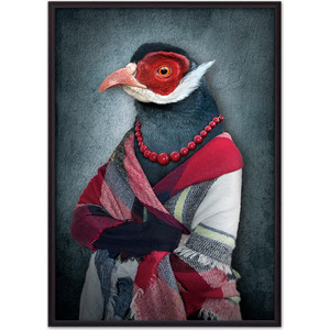 Постер в рамке Дом Корлеоне Женщина-птица 21x30 см - фото 1