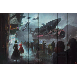 

Картина на дереве Дом Корлеоне Затмение 80x120 см, Затмение 80x120 см