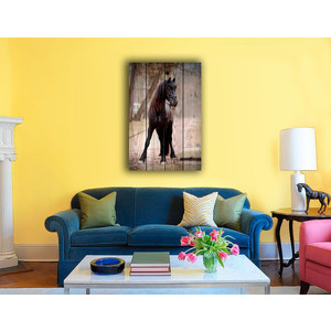 Картина на дереве Дом Корлеоне Лошадь на дороге 40x60 см - фото 3