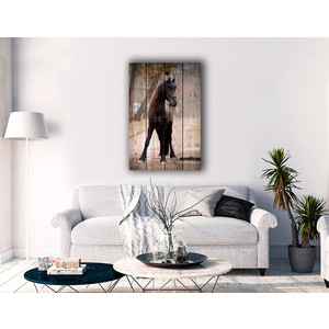 Картина на дереве Дом Корлеоне Лошадь на дороге 40x60 см - фото 4