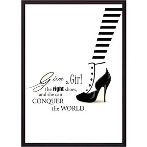 Постер в рамке Дом Корлеоне Модная обувь 21x30 см