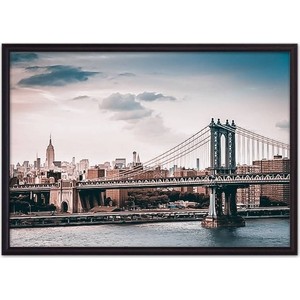 Постер в рамке Дом Корлеоне Мост Манхэттена 21x30 см