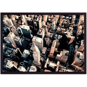 Постер в рамке Дом Корлеоне Небоскребы Нью-Йорка 21x30 см - фото 1