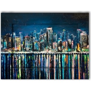 

Картина с арт рамой Дом Корлеоне Ночной город 45x55 см, Ночной город 45x55 см