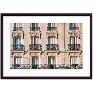 Постер в рамке Дом Корлеоне Окна Парижа 21x30 см - фото 2