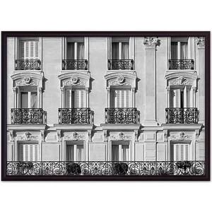 Постер в рамке Дом Корлеоне Окна Парижа 21x30 см - фото 3