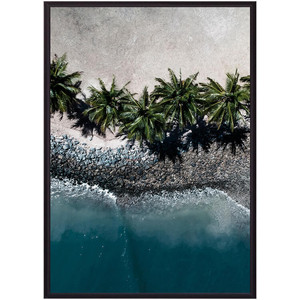 Постер в рамке Дом Корлеоне Пальмы на пляже 21x30 см - фото 2
