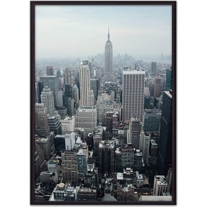 Постер в рамке Дом Корлеоне Панорама Нью-Йорка 21x30 см - фото 1