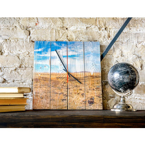 фото Настенные часы дом корлеоне пустыня техаса 30x30 см