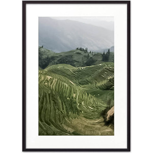 

Постер в рамке Дом Корлеоне Рисовые поля 21x30 см, Рисовые поля 21x30 см