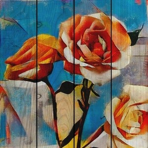

Картина на дереве Дом Корлеоне Розы 40x40 см, Розы 40x40 см