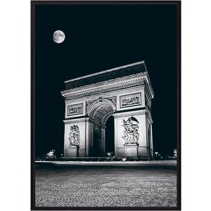 Постер в рамке Дом Корлеоне Триумфальная арка ночью 50x70 см