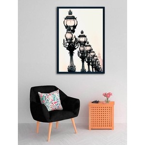 фото Постер в рамке дом корлеоне фонари париж 21x30 см