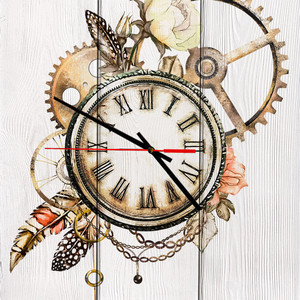 фото Настенные часы дом корлеоне ход времени 50x50 см