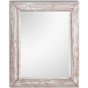 фото Настенное зеркало дом корлеоне шебби шик розовый 50x65 см