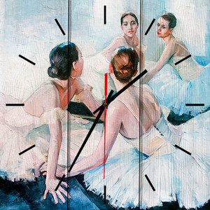 Настенные часы Дом Корлеоне Юные балерины 50x50 см