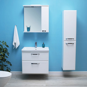 

Мебель для ванной Sanstar Cristal 60 белая, Cristal 60 белая