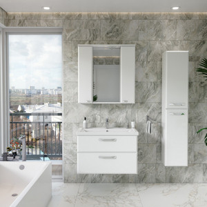 

Мебель для ванной Sanstar Cristal 80 белая, Cristal 80 белая